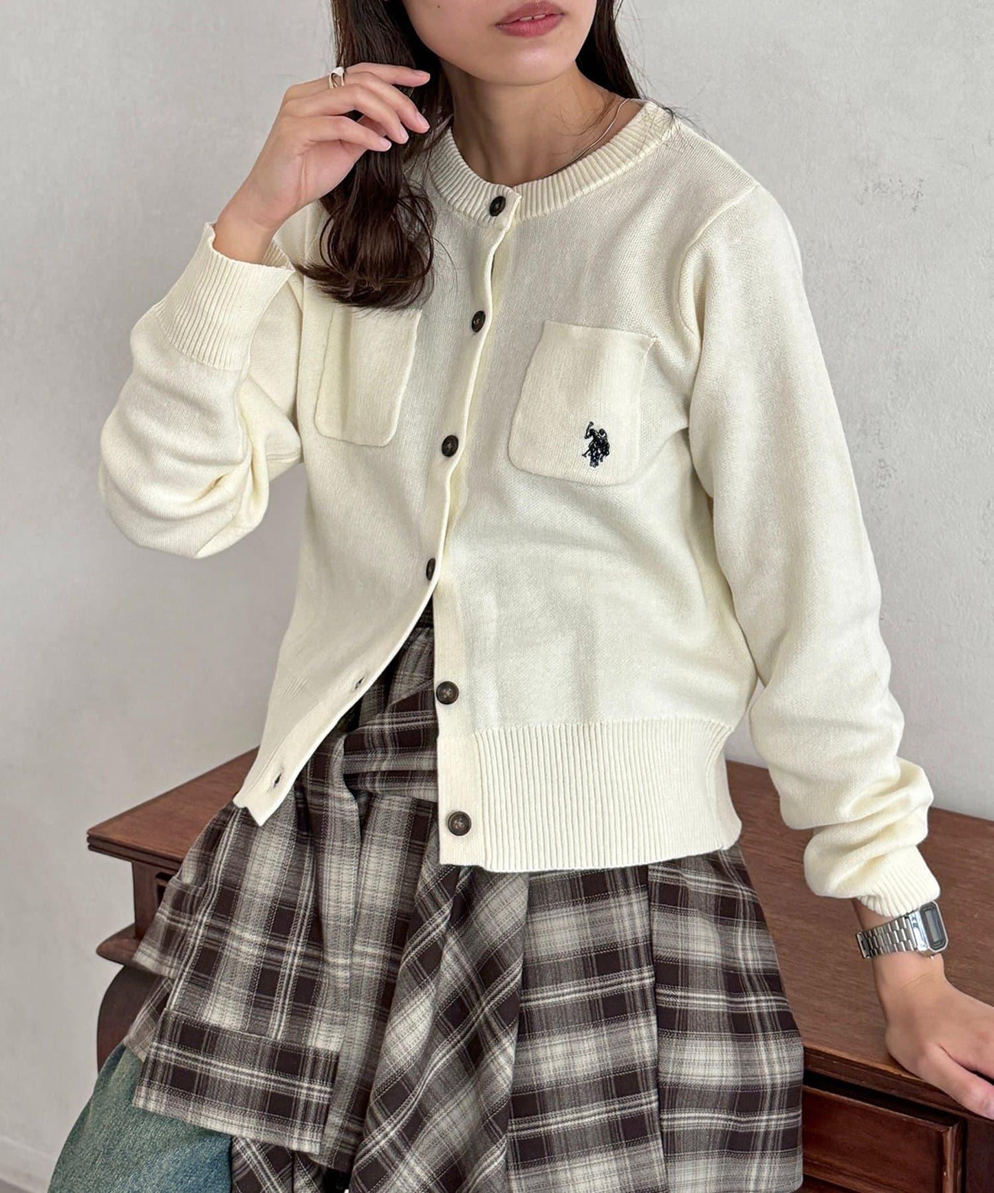 【U.S. POLO ASSN.】休閒風帶口袋開衫