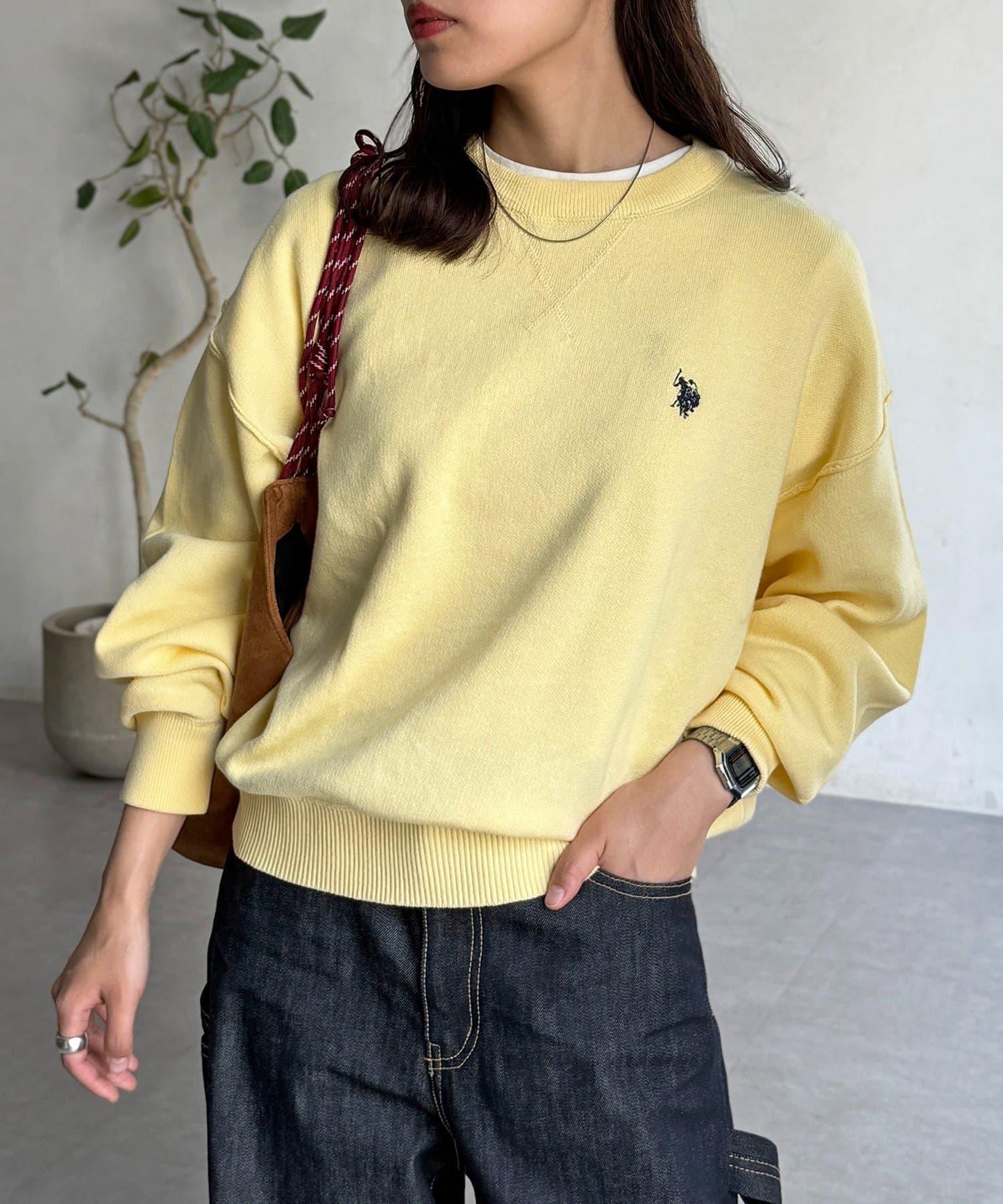 【U.S. POLO ASSN.】衛衣風針織衫