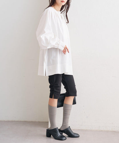 半拉鍊長款上衣