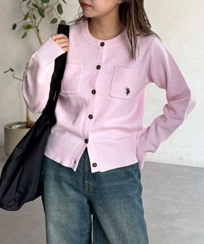 【U.S. POLO ASSN.】休閒風帶口袋開衫