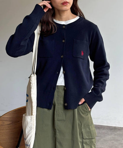 【U.S. POLO ASSN.】休閒風帶口袋開衫