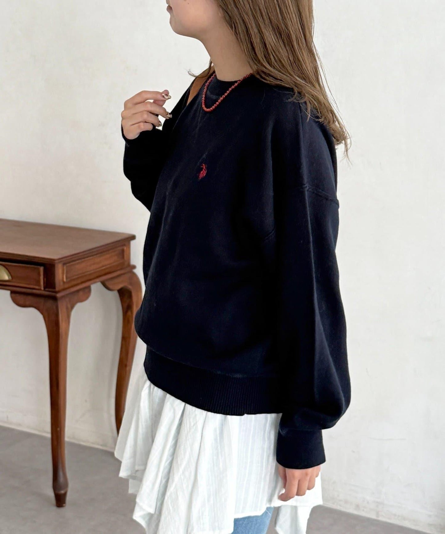 【U.S. POLO ASSN.】衛衣風針織衫