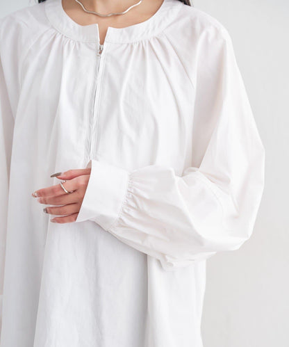 半拉鍊長款上衣