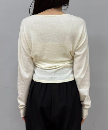 開衫風不對稱針織衫