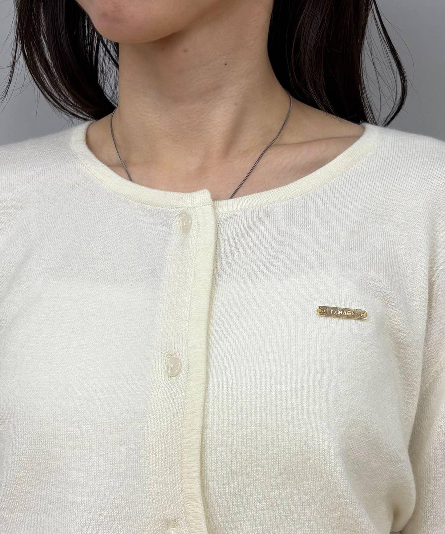 開衫風不對稱針織衫