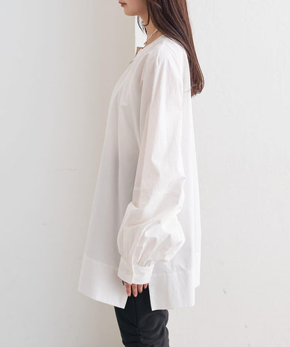 半拉鍊長款上衣