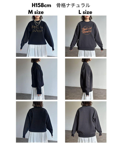 可雙面穿拼色標誌衛衣風針織衫