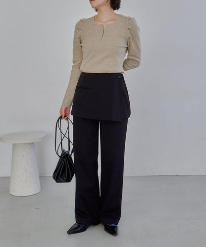 【有小個子尺碼】迷你層疊短褲