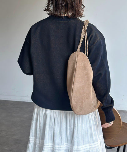 可雙面穿拼色標誌衛衣風針織衫