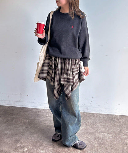 【U.S. POLO ASSN.】衛衣風針織衫