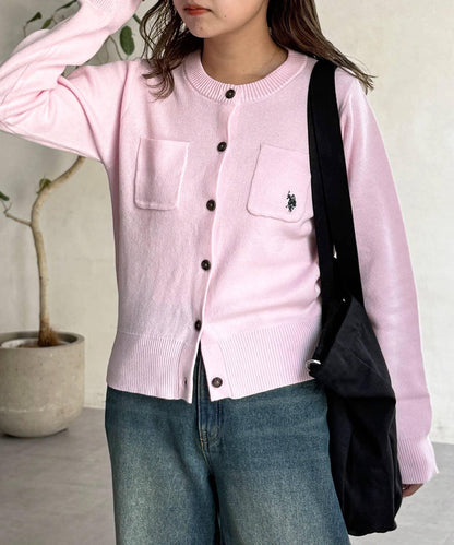 【U.S. POLO ASSN.】休閒風帶口袋開衫