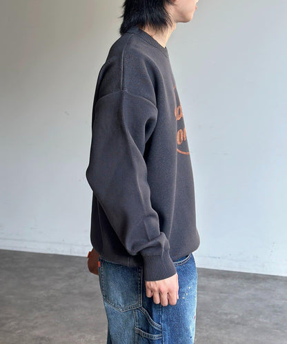 可雙面穿拼色標誌衛衣風針織衫