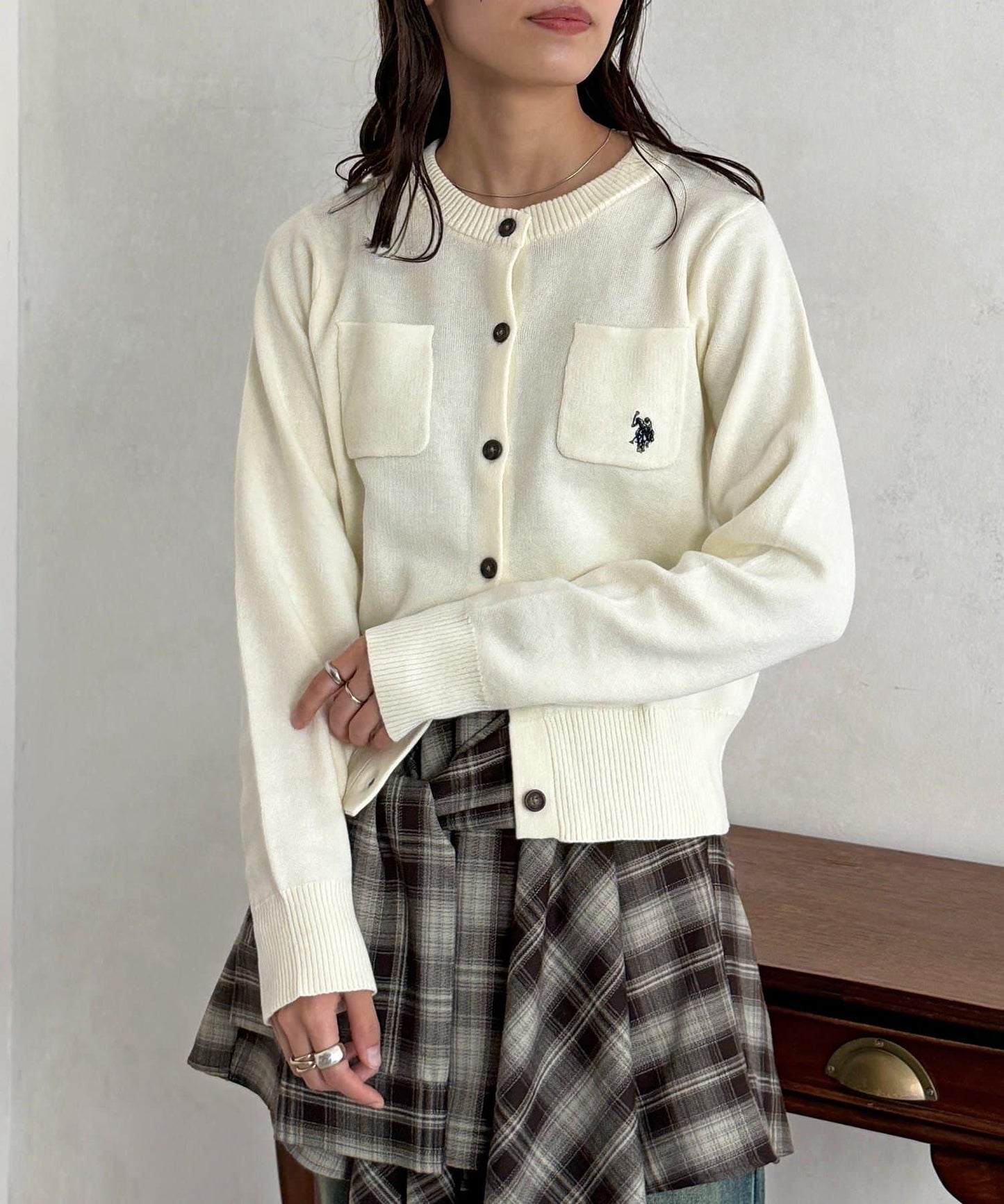 【U.S. POLO ASSN.】休閒風帶口袋開衫