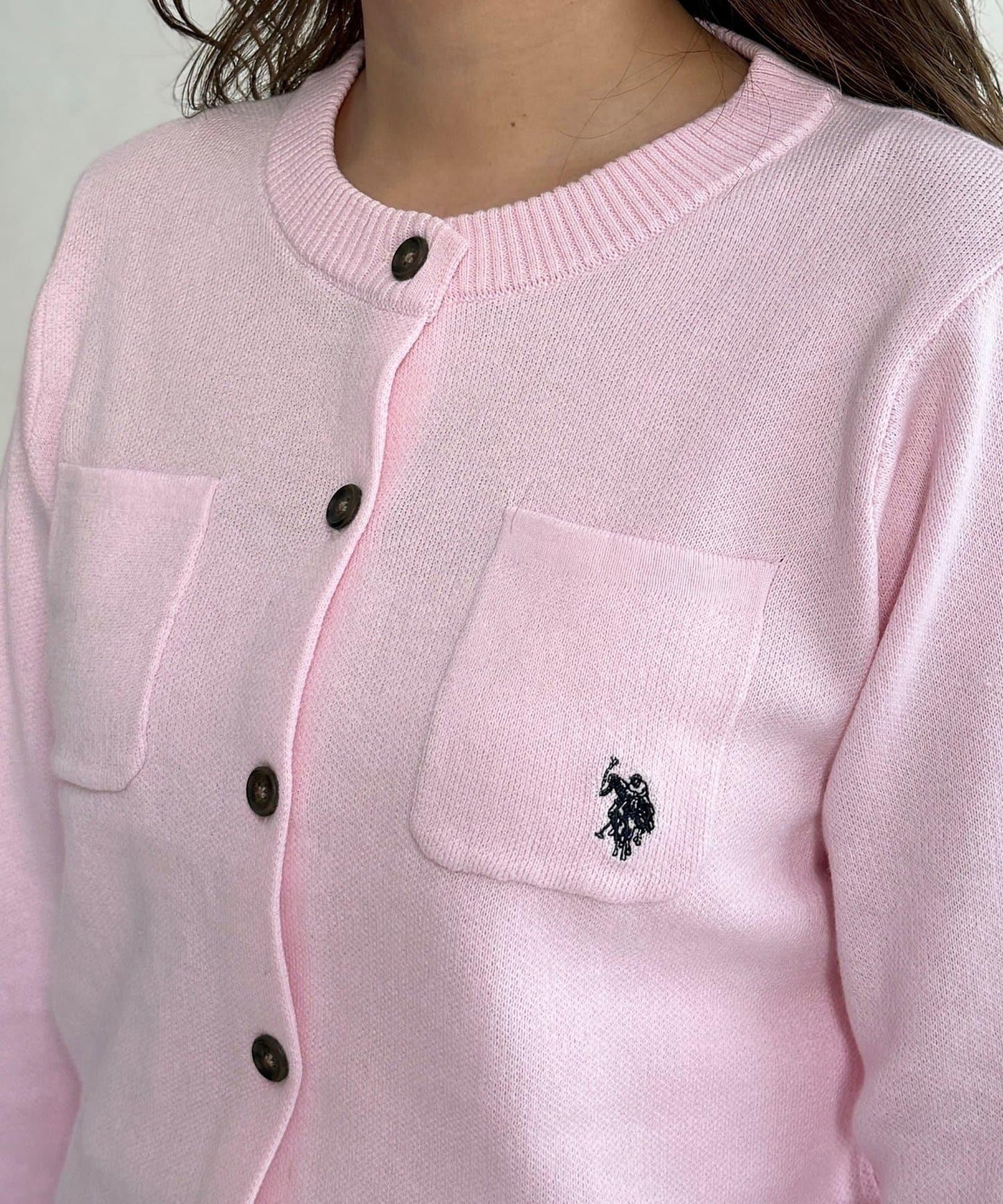 【U.S. POLO ASSN.】休閒風帶口袋開衫