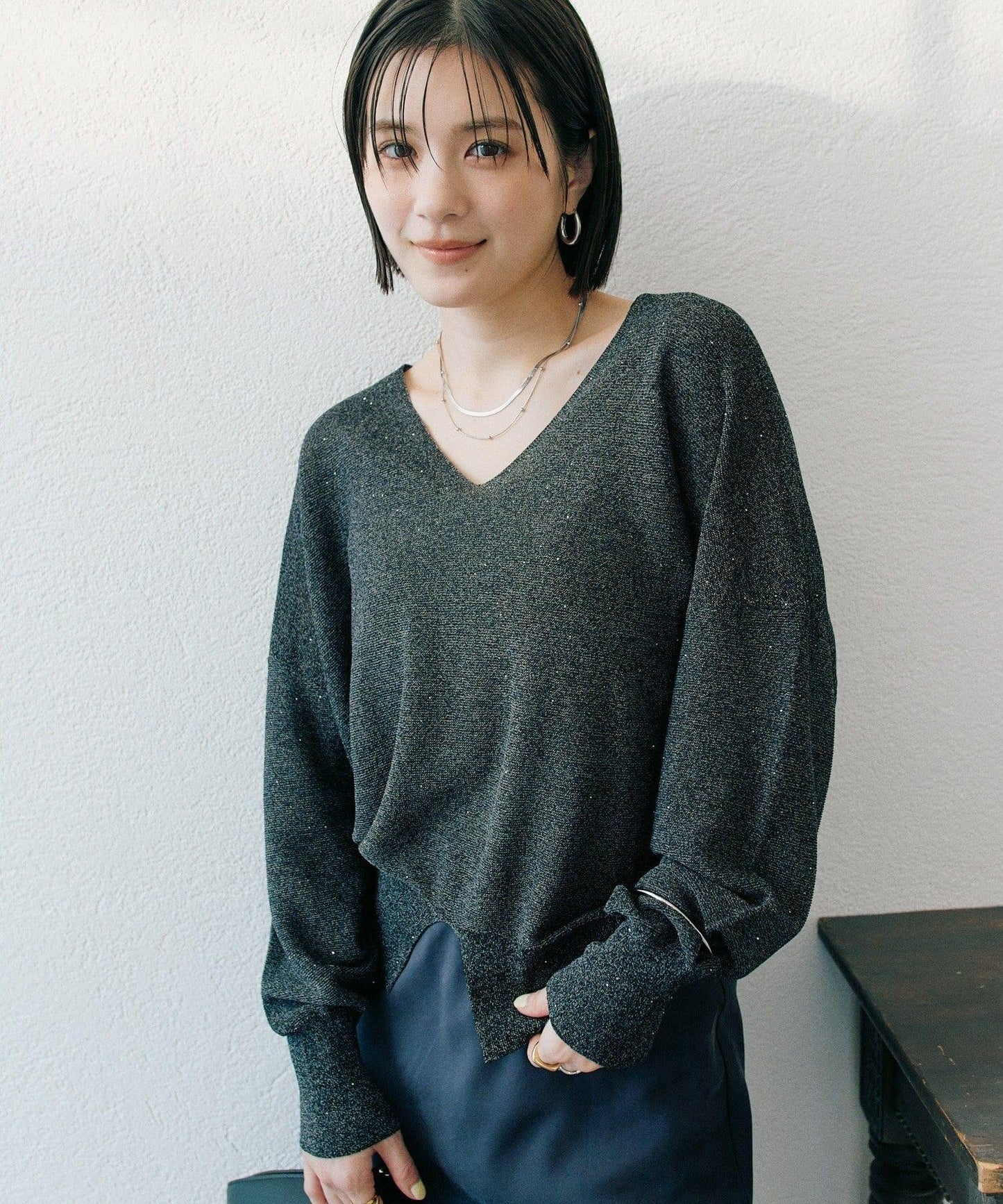 【華麗閃耀】亮片針織衫