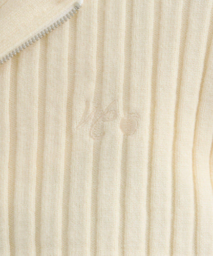 【w closet】WZIP連帽針織衫