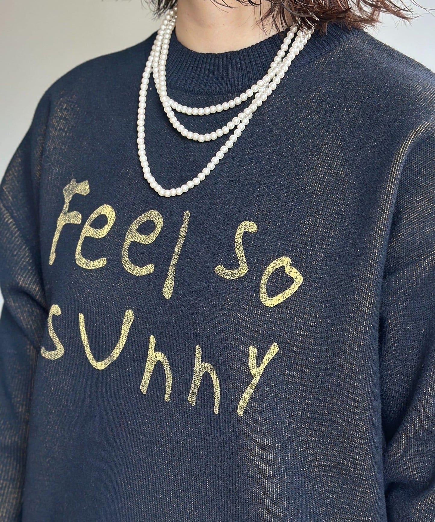 可雙面穿拼色標誌衛衣風針織衫