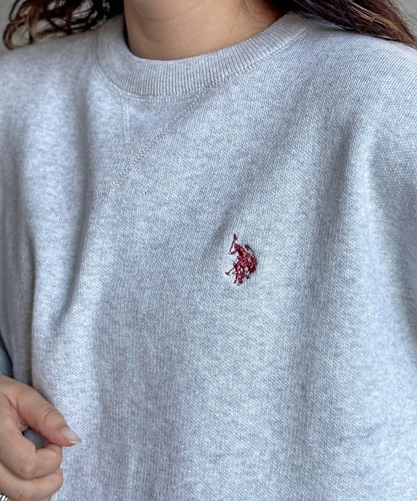 【U.S. POLO ASSN.】衛衣風針織衫