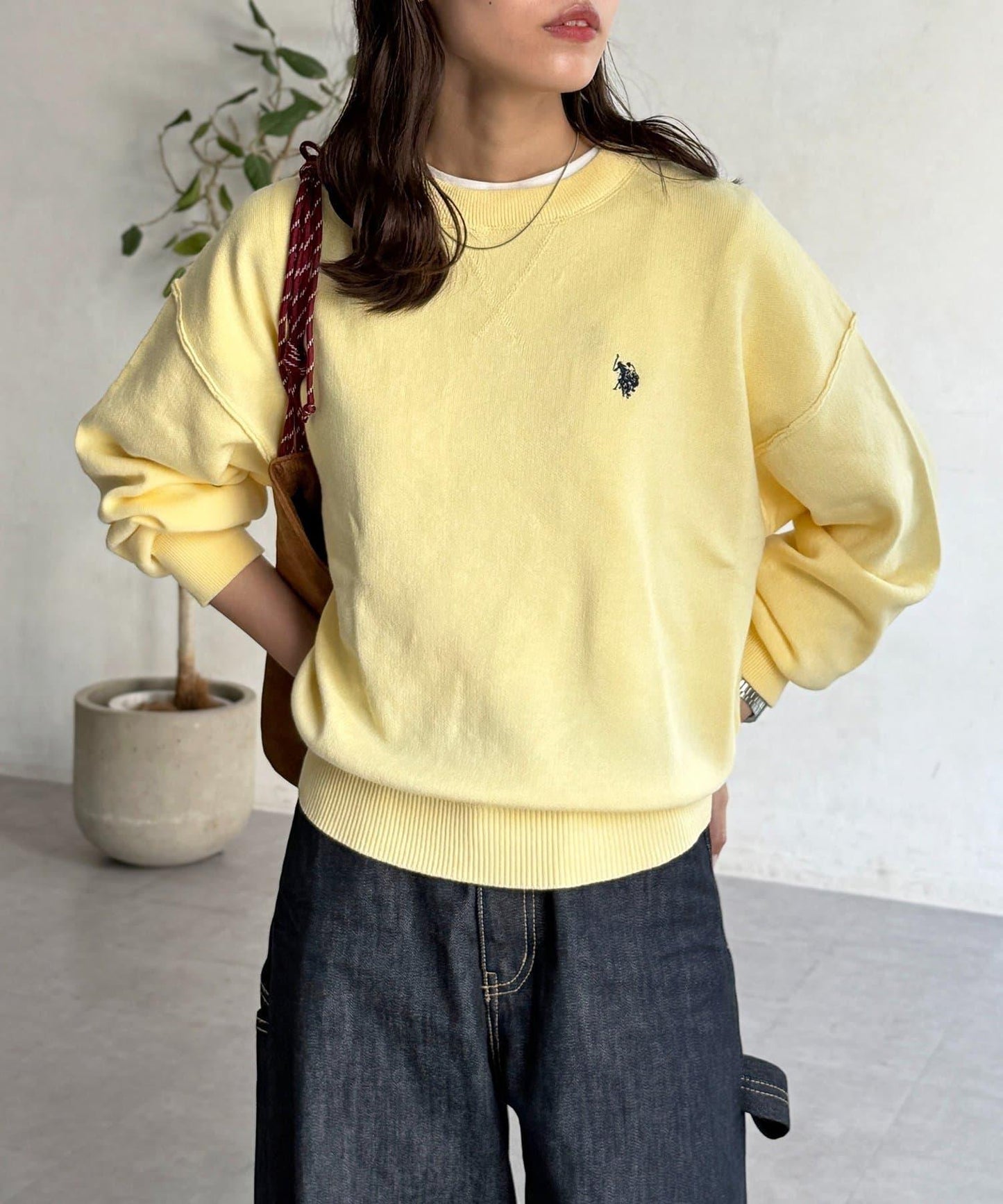 【U.S. POLO ASSN.】衛衣風針織衫