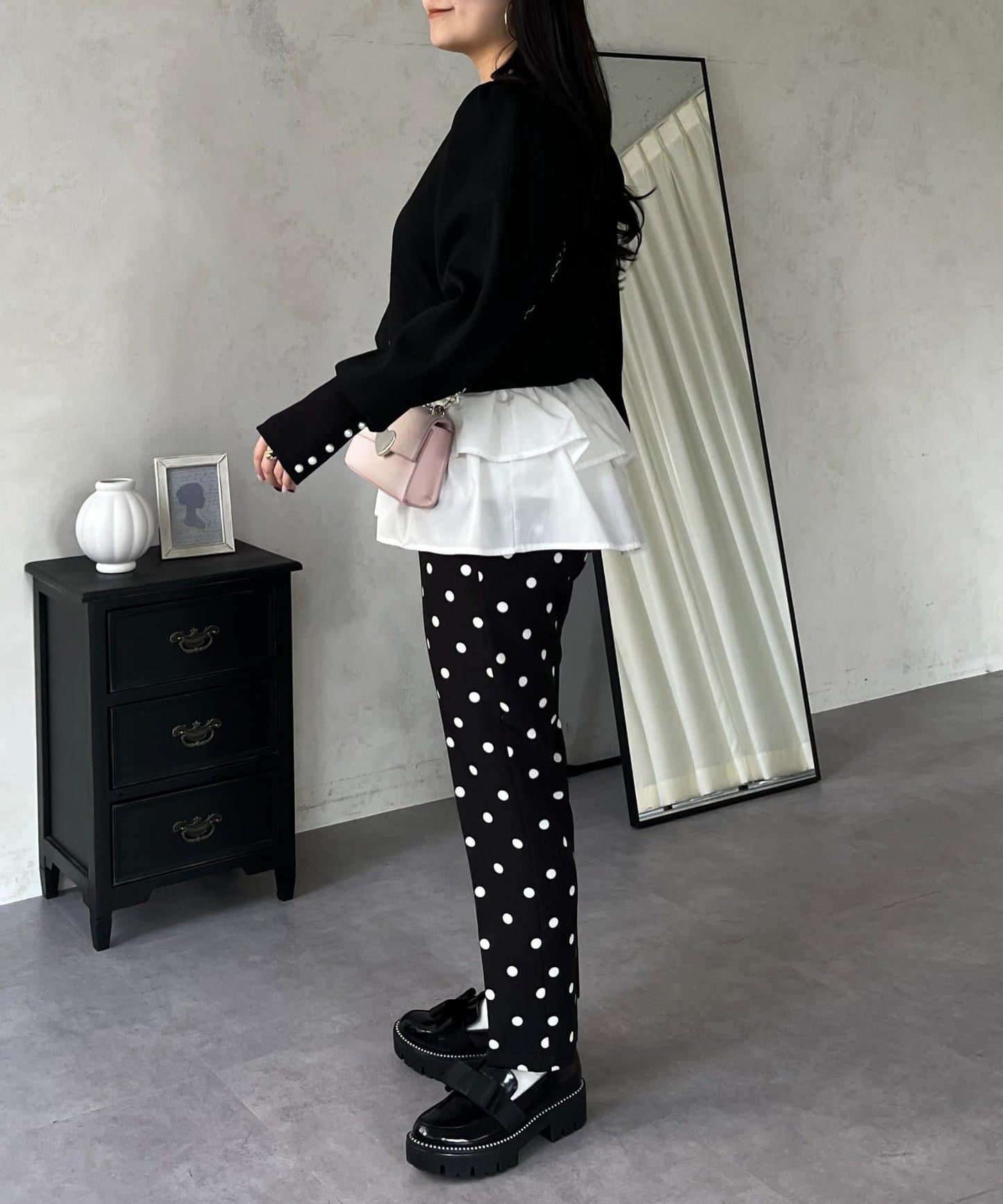 袖珍珠泡泡袖衛衣