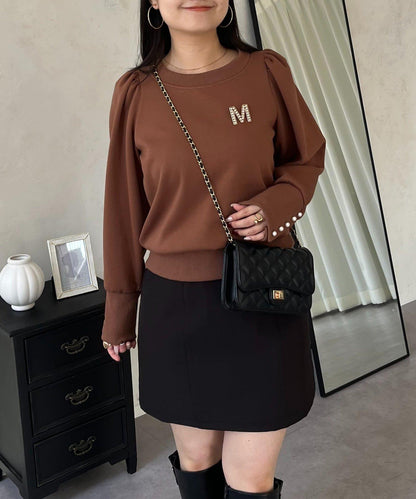 袖珍珠泡泡袖衛衣