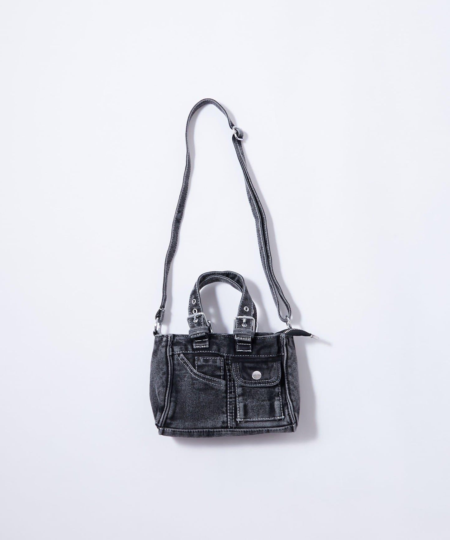 2WAY牛仔單肩包