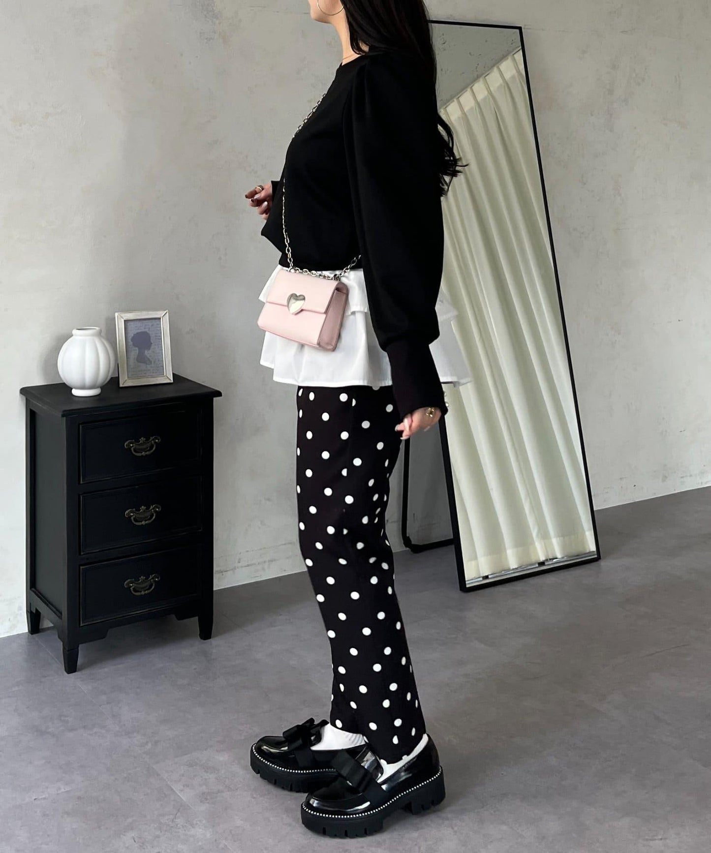 袖珍珠泡泡袖衛衣