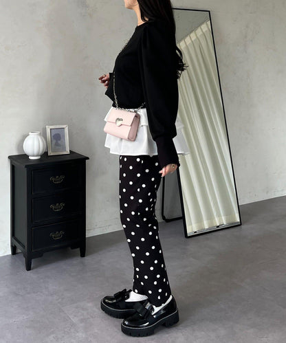 袖珍珠泡泡袖衛衣