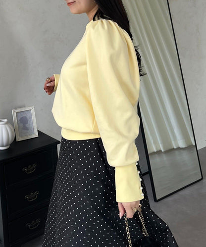 袖珍珠泡泡袖衛衣