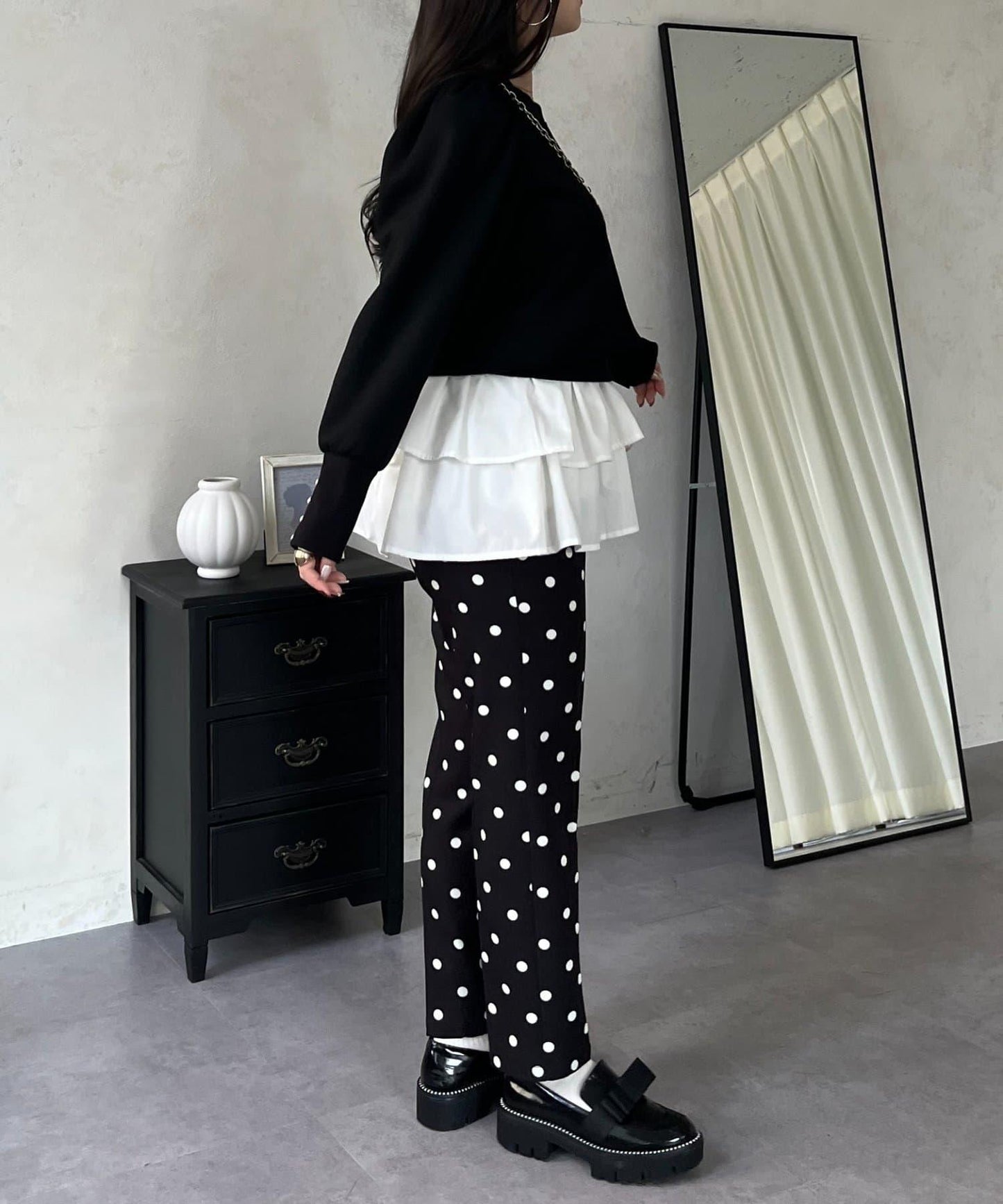 袖珍珠泡泡袖衛衣