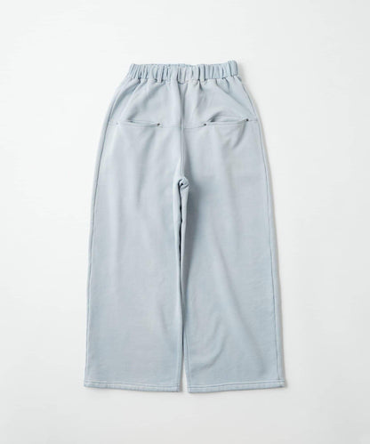 斜插口袋水洗休閒衛褲