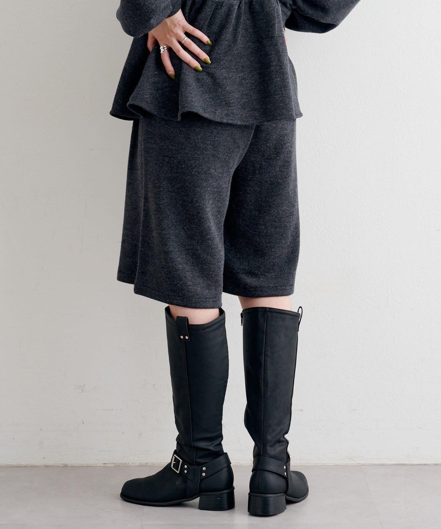 【套裝可搭配】B針織風格衛衣短褲