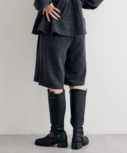 【套裝可搭配】B針織風格衛衣短褲