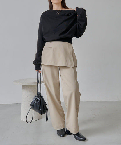 【有小個子尺碼】迷你層疊短褲