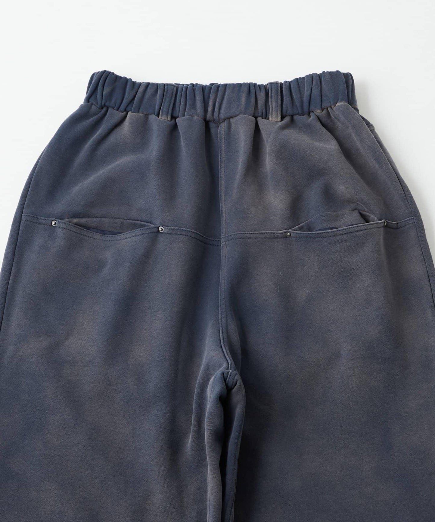 斜插口袋水洗休閒衛褲