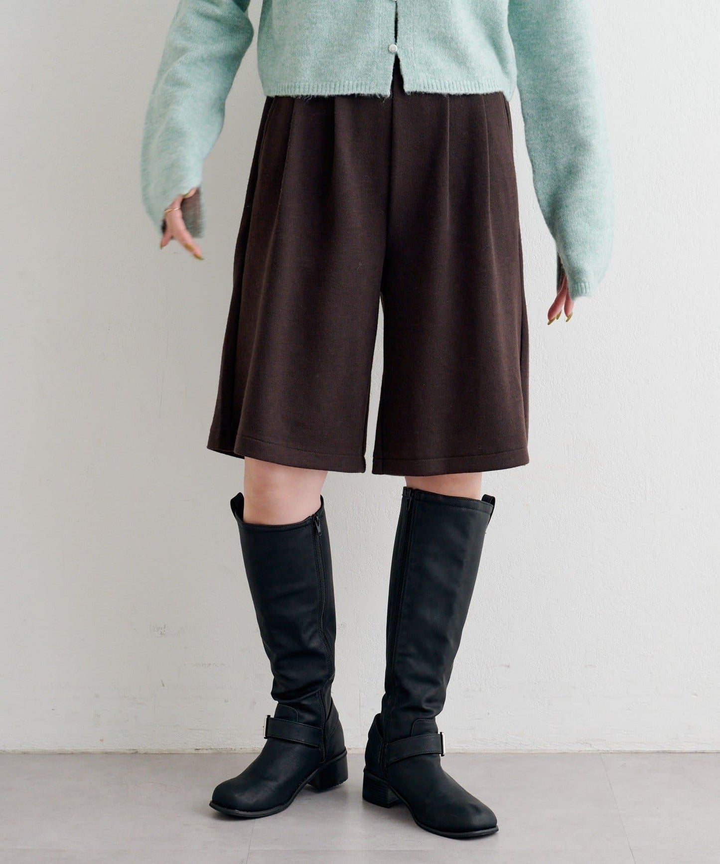 【套裝可搭配】B針織風格衛衣短褲