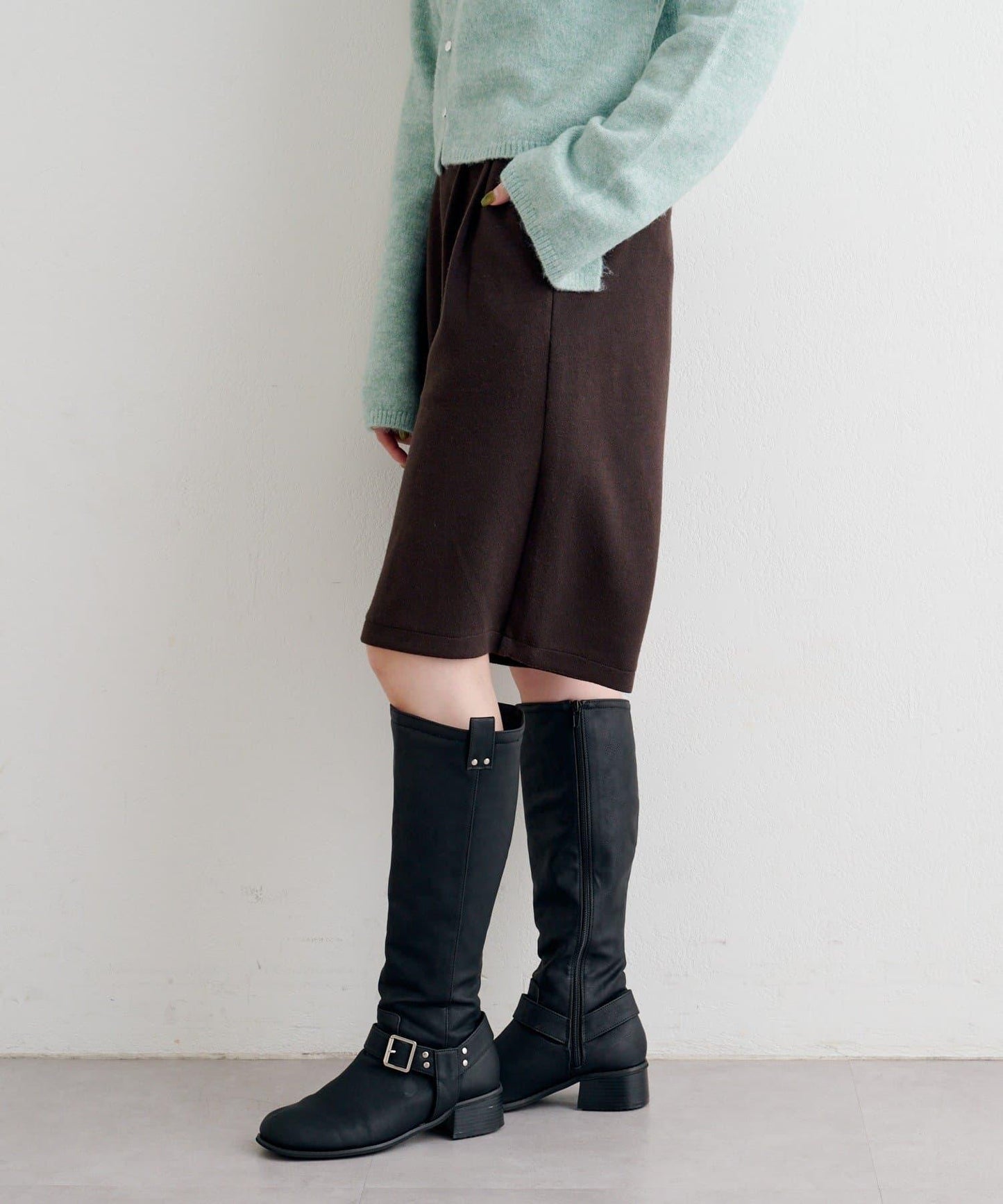 【套裝可搭配】B針織風格衛衣短褲