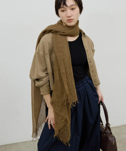 格紋圍巾