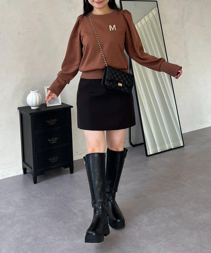 袖珍珠泡泡袖衛衣