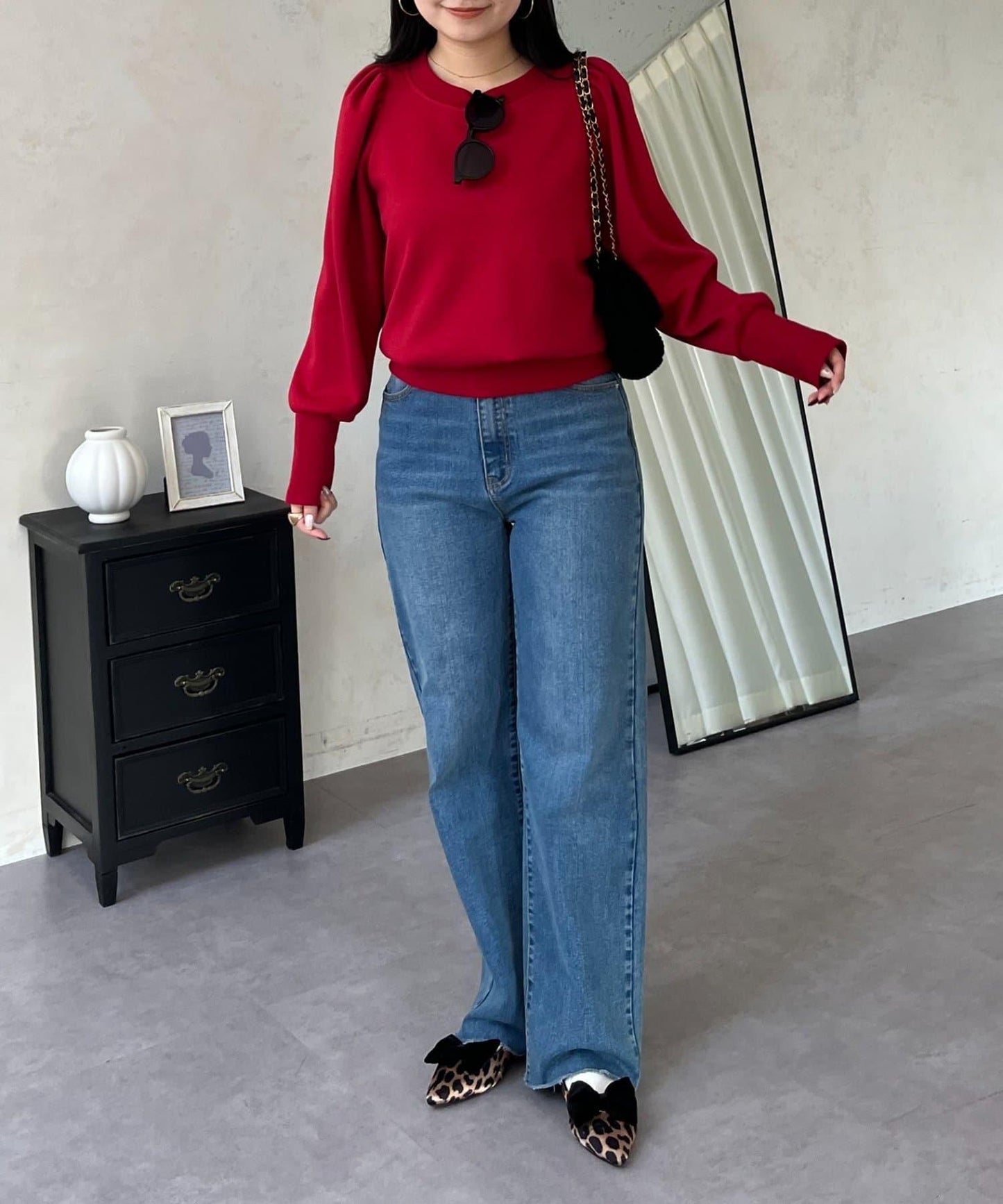 袖珍珠泡泡袖衛衣