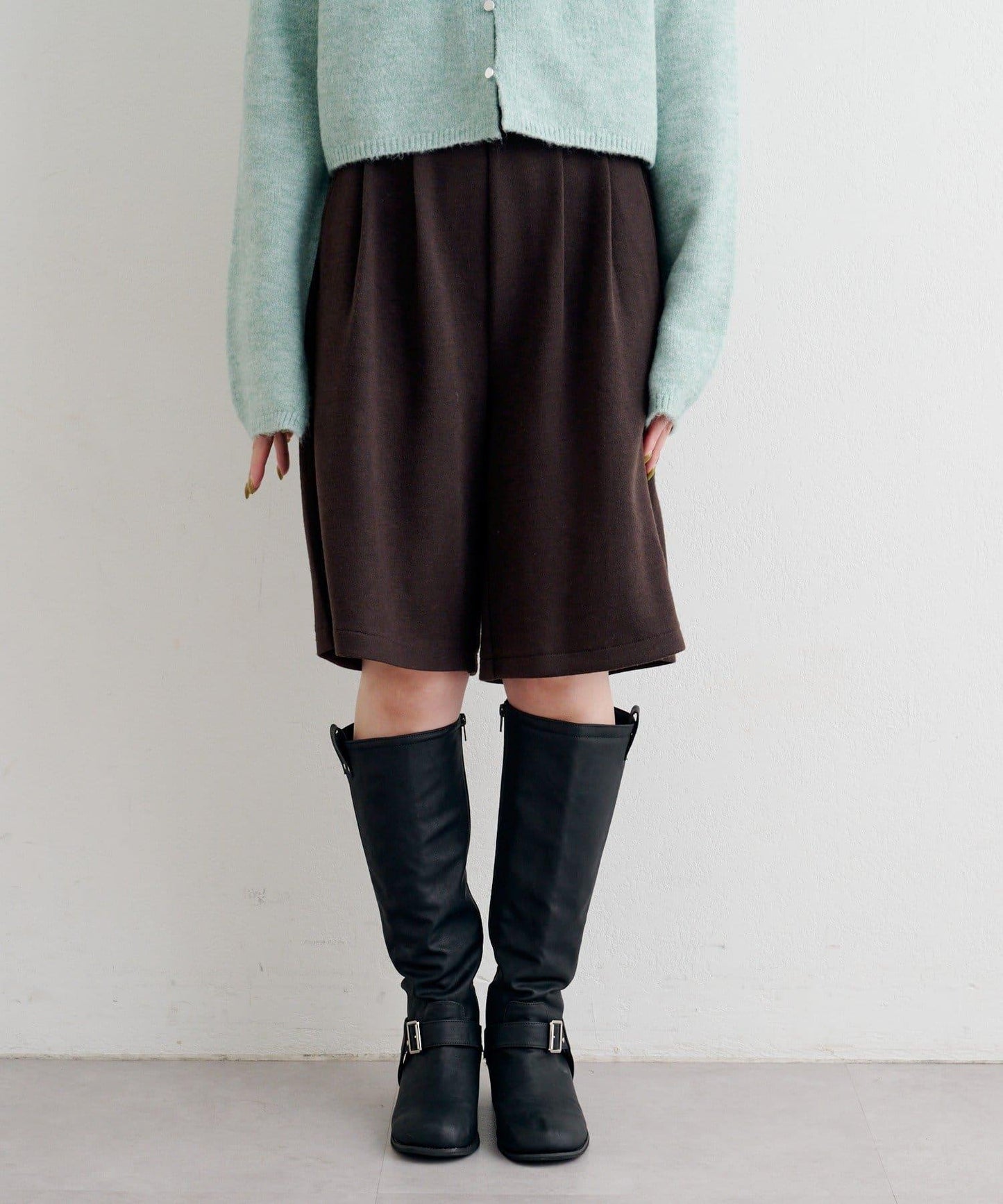 【套裝可搭配】B針織風格衛衣短褲