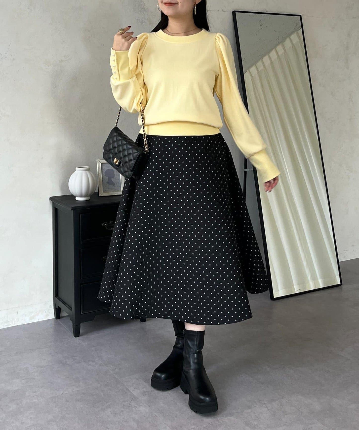 袖珍珠泡泡袖衛衣