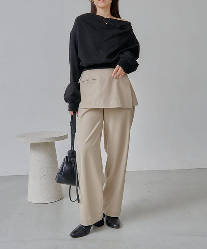 【有小個子尺碼】迷你層疊短褲