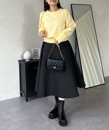 袖珍珠泡泡袖衛衣