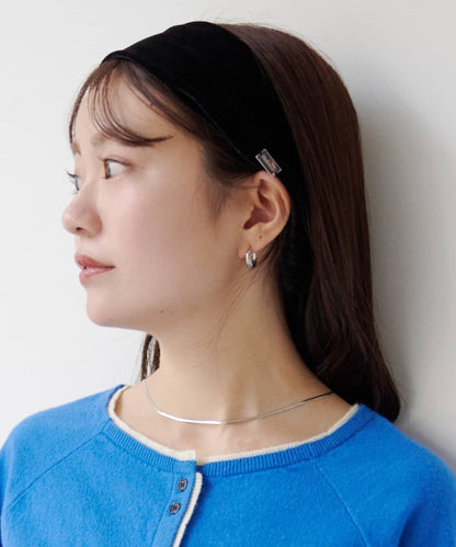 【Kastane】【fiw.】天鵝絨髮帶