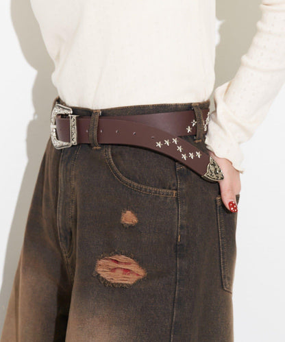 星形鉚釘腰帶