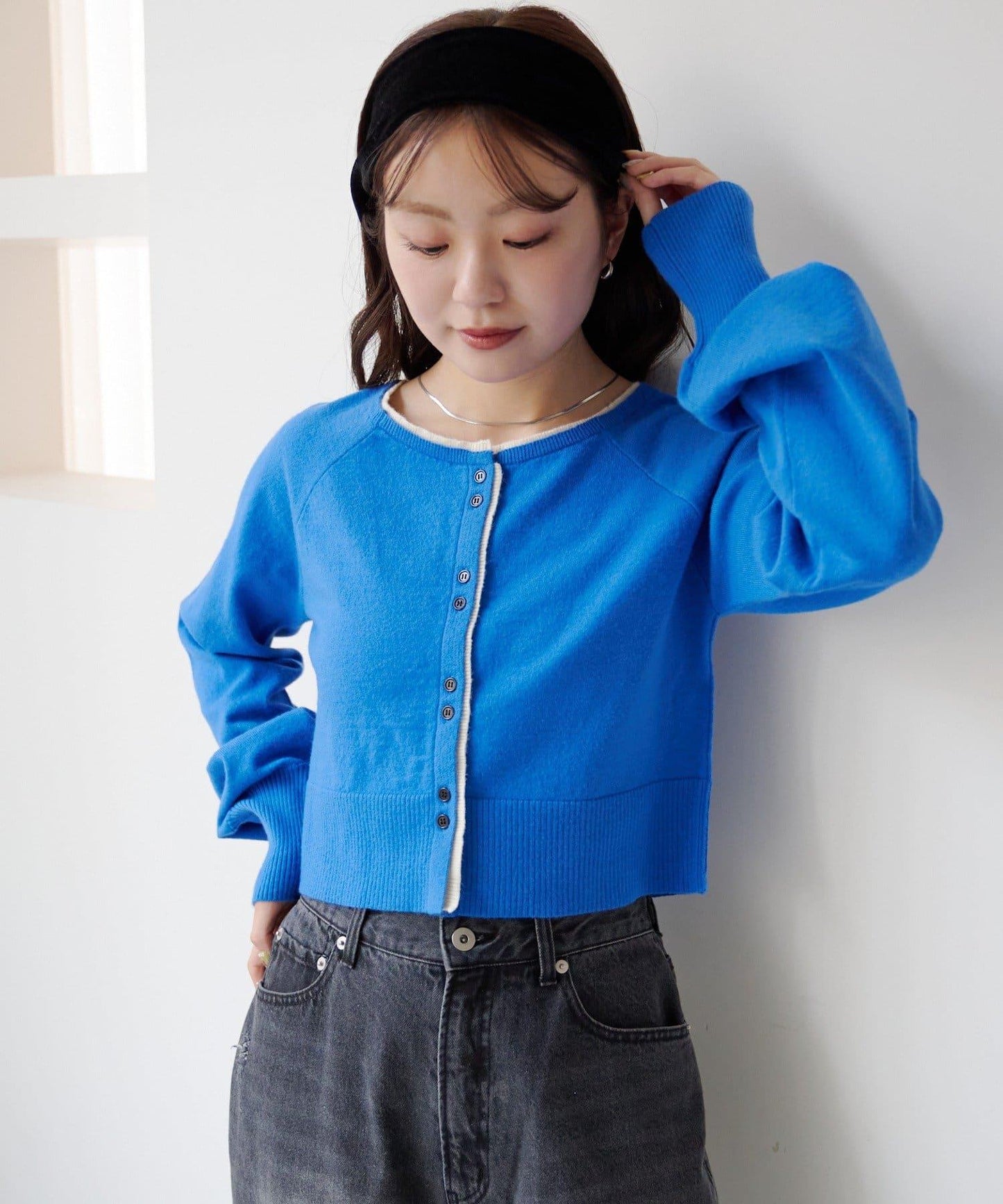 【Kastane】【fiw.】天鵝絨髮帶