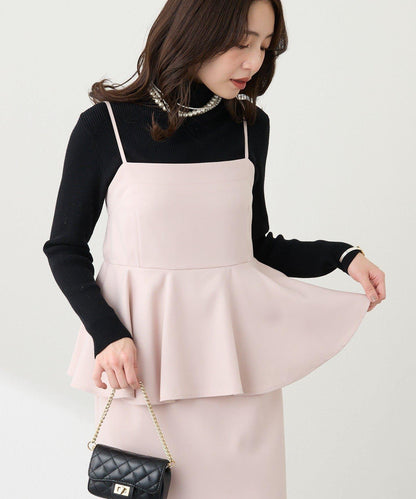 【La boutique BonBon】荷葉邊吊帶連衣裙