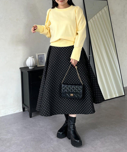 袖珍珠泡泡袖衛衣