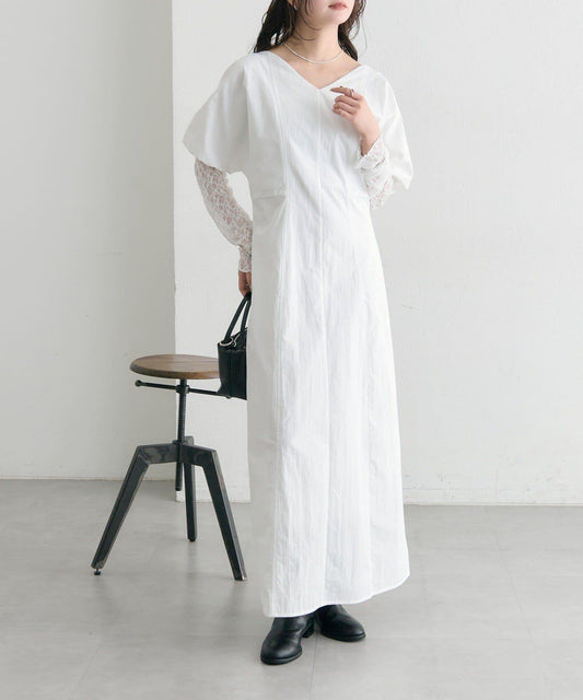 泡泡袖連衣裙